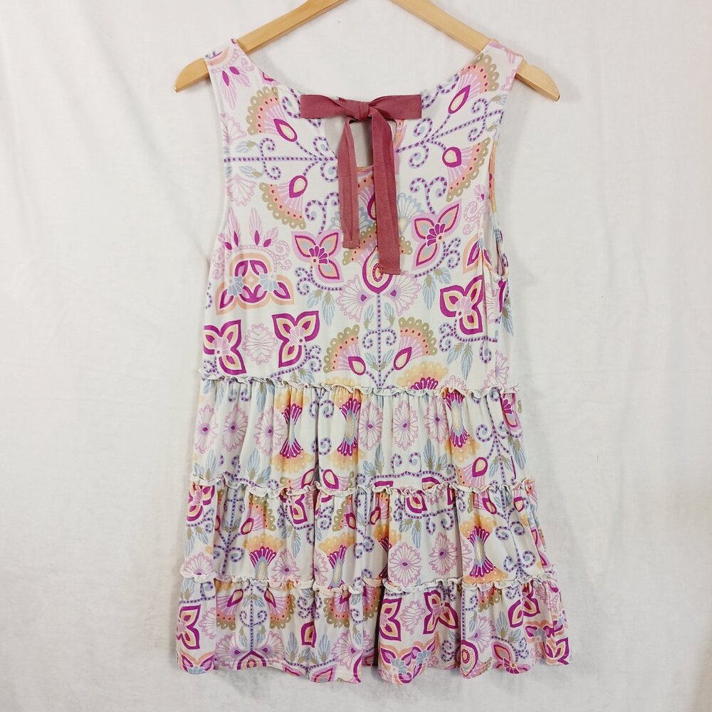 Matilda Jane, Women's Sleeveless, Tiered Top, Floral  Print, Cottage Core, Small - Picture 7 of 16